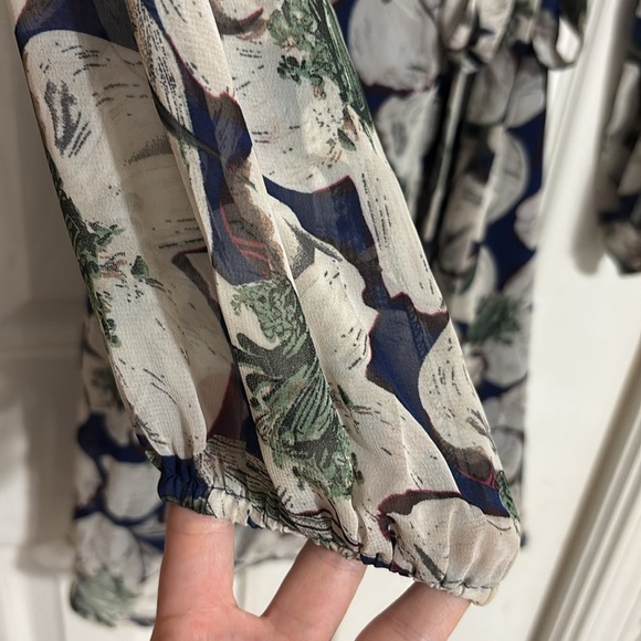 Entro Floral Wrap Dress Women’s Size Small - Picture 8 of 11